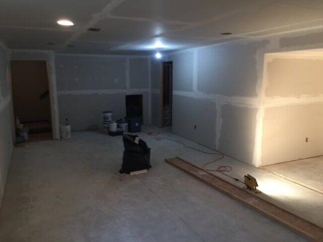 Home Construction — Drywall of Room Under Construction in Greenville, WI