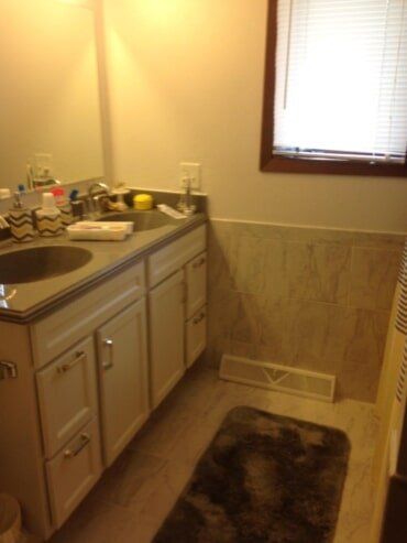 Remodeling — Renovated Bathroom in Greenville, WI