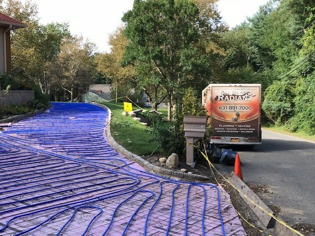 radiant driveway heating systems
