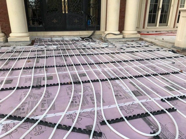 radiant driveway heating systems