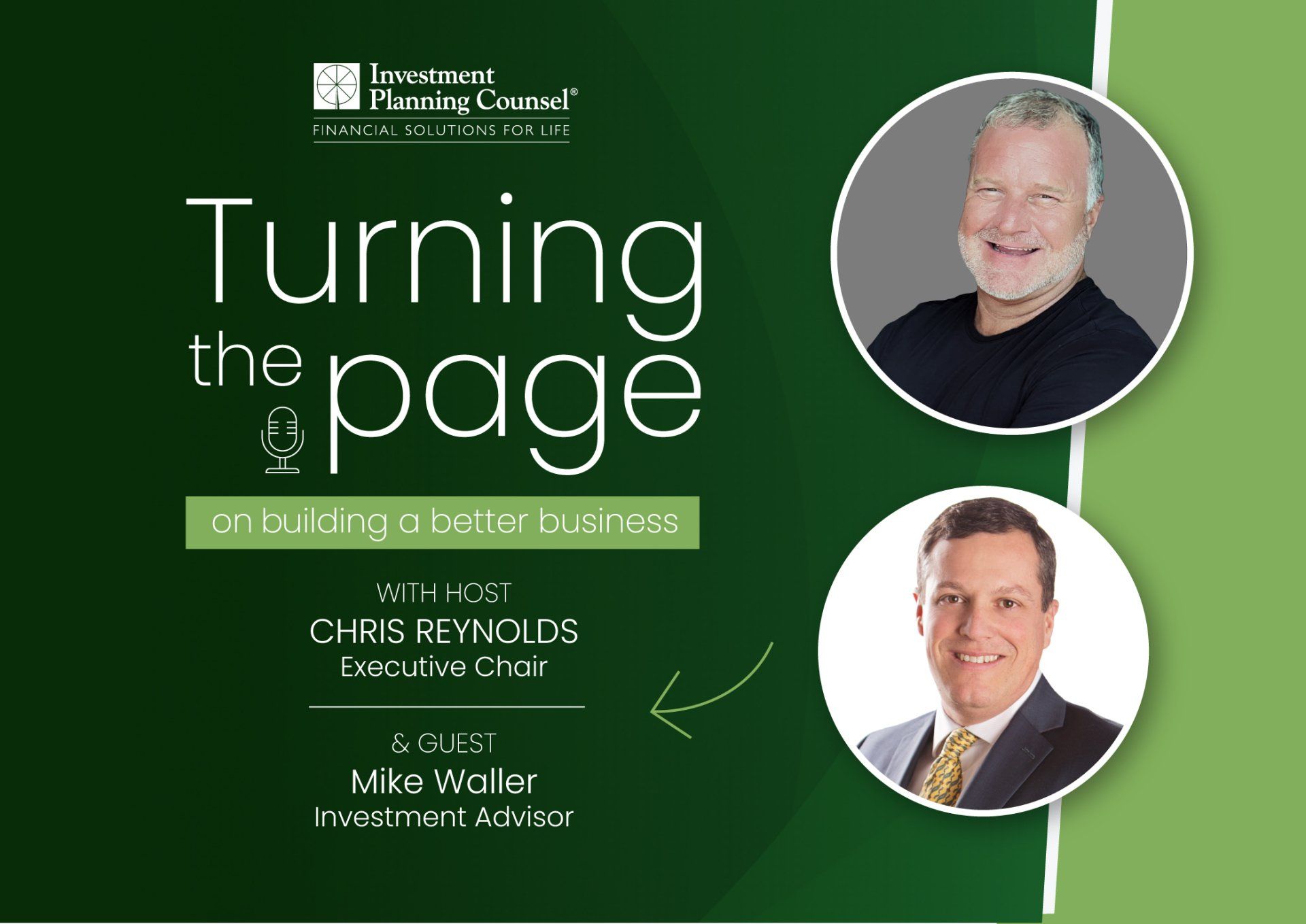 Turning the Page Podcast episode  with Mike Waller