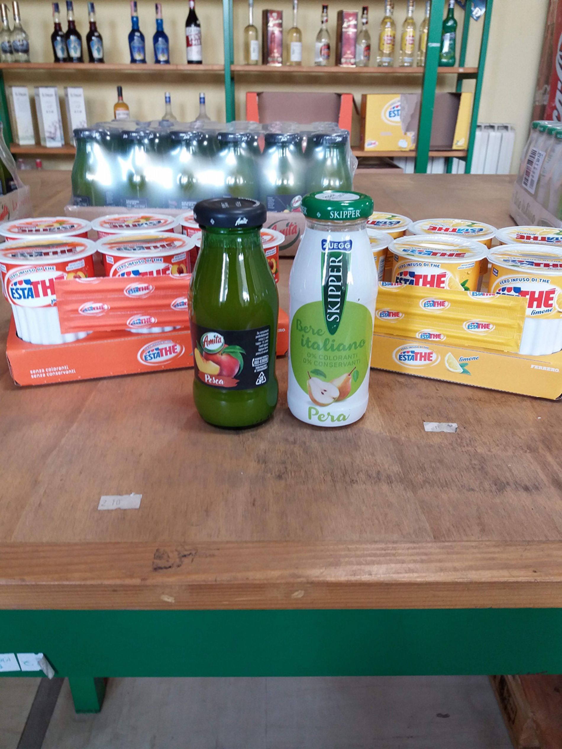 succhi di frutta Estathè, Skipper e Amita