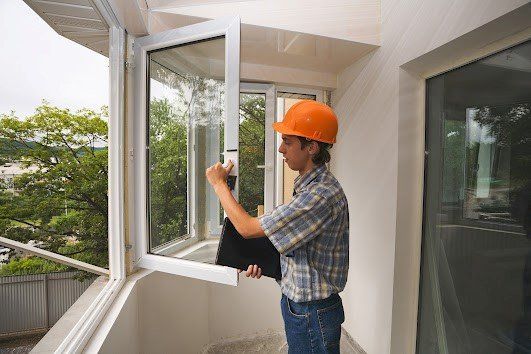 Man Checking Windows — Littleton, CO — Ken Caryl Glass Inc.