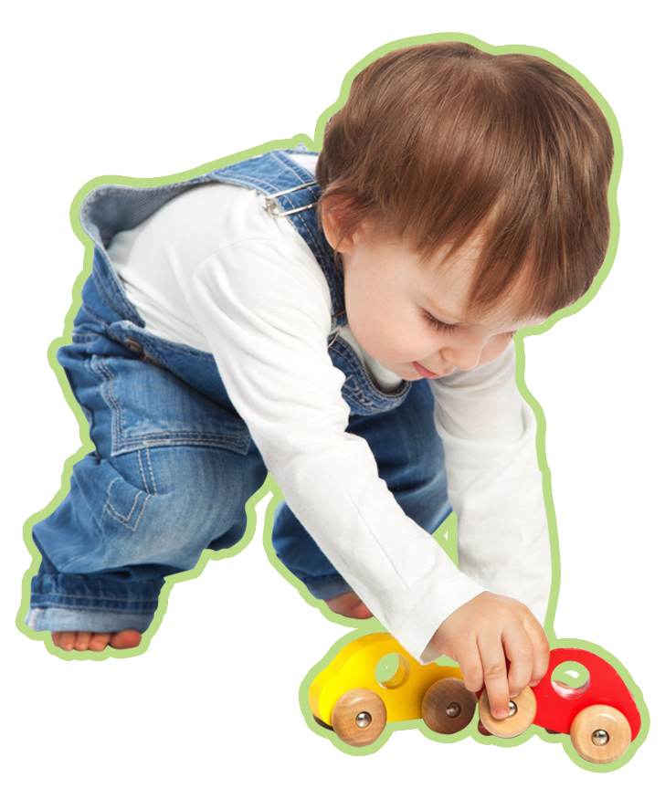 Toddler Playing With Toy Car — Chicago, IL — Star Kids Math & Science Academy