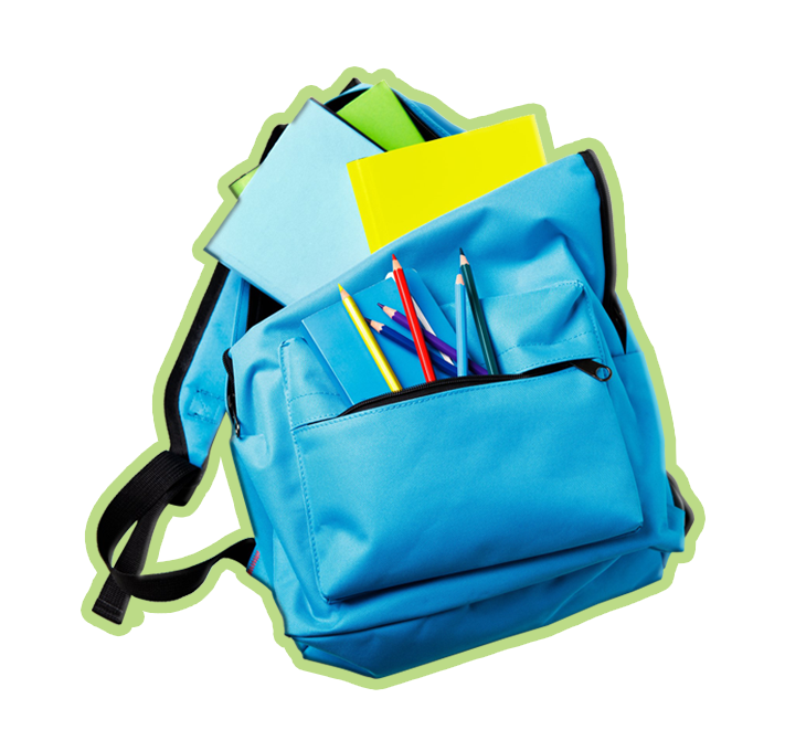 Blue School Bag — Chicago, IL — Star Kids Math & Science Academy