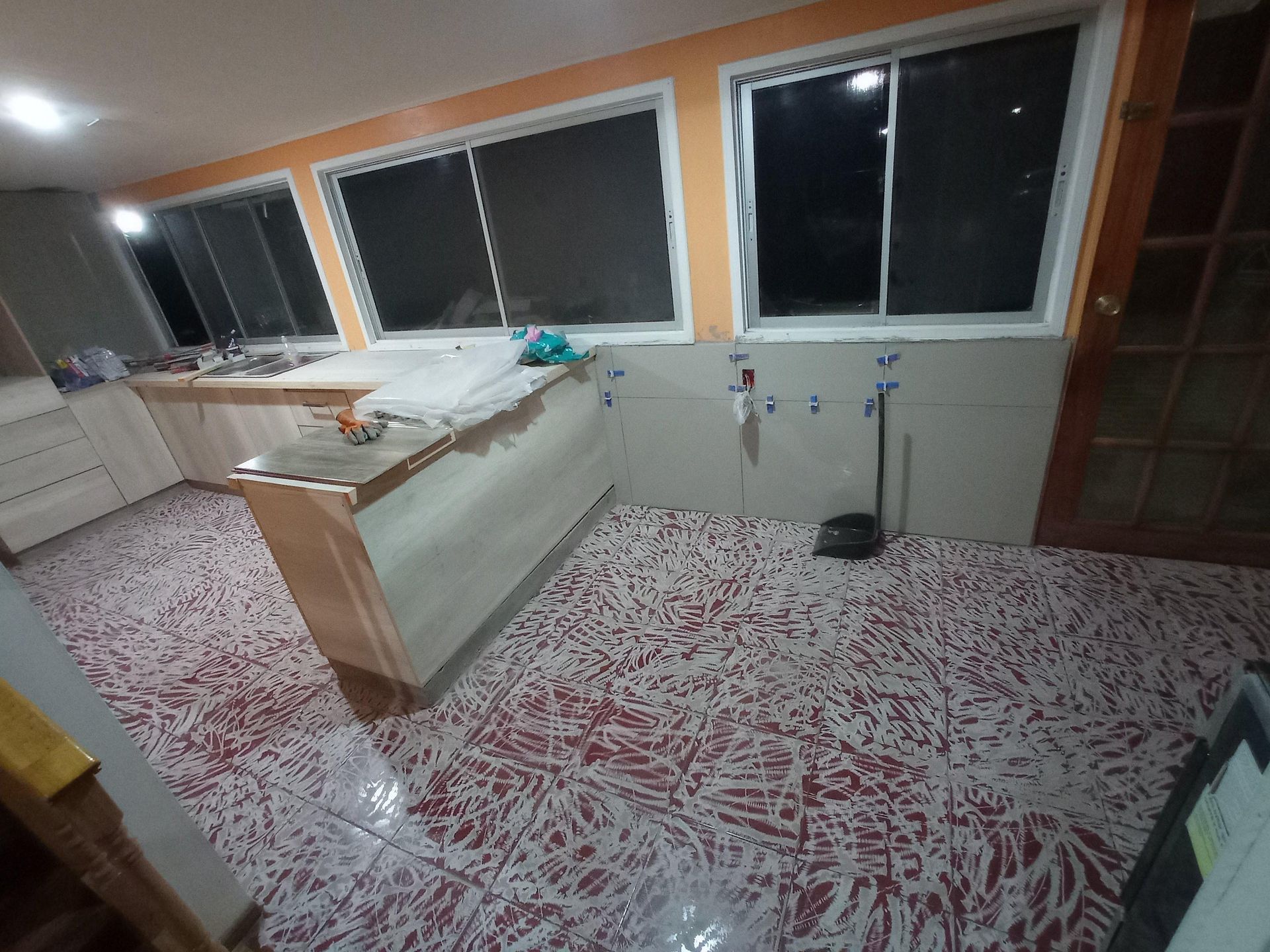 Cocina en construcción