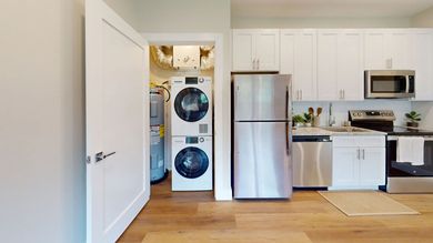 kitchen area.