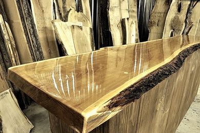 Bar tops with live edge for sale in Guelph Ontario.