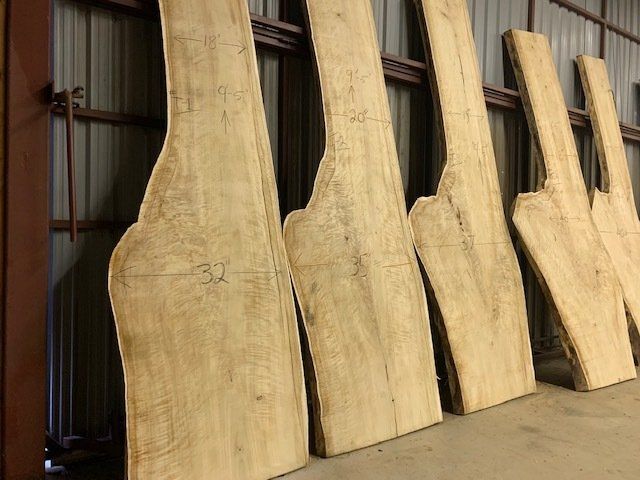 Large bar tops with live edge for sale