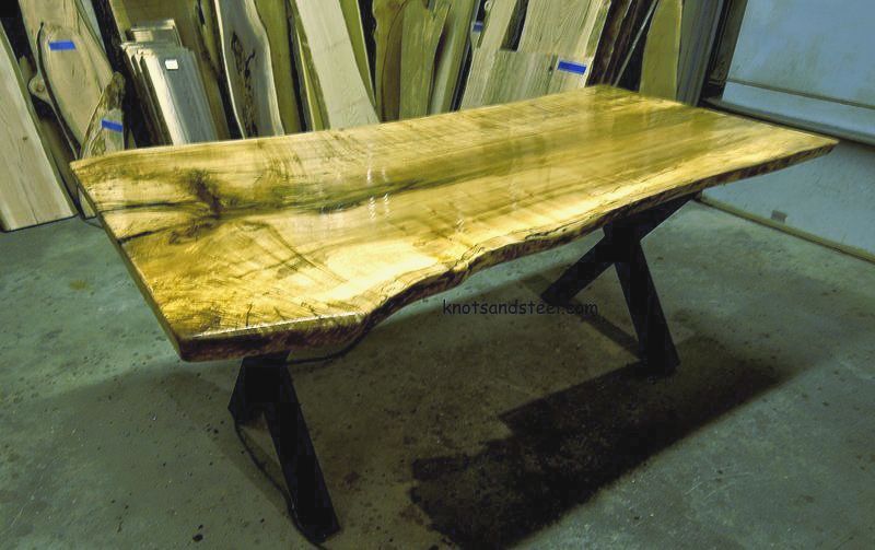 Spalted Maple live edge dining table