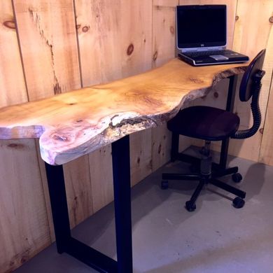 Live edge Maple wood desk