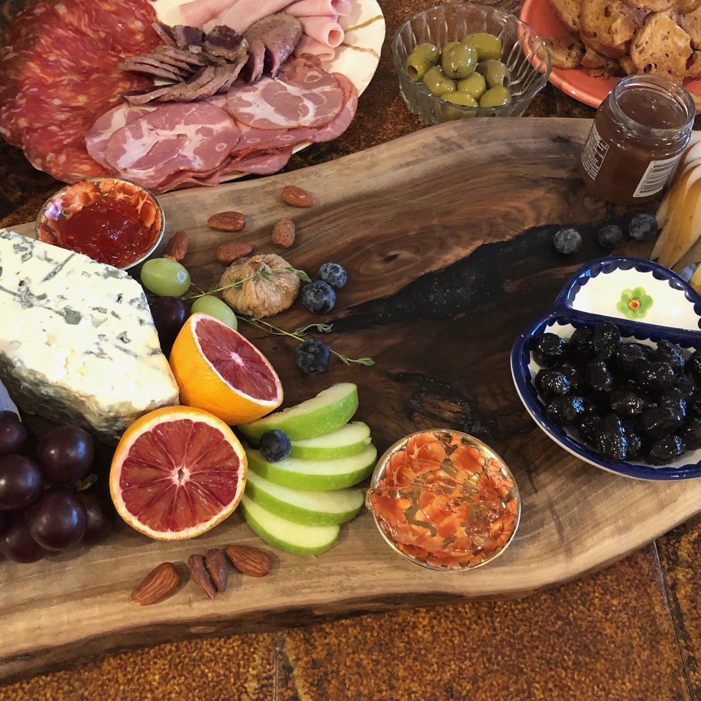 Charcuterie platter boards made in Kawartha Lakes, Ontario. Canada.