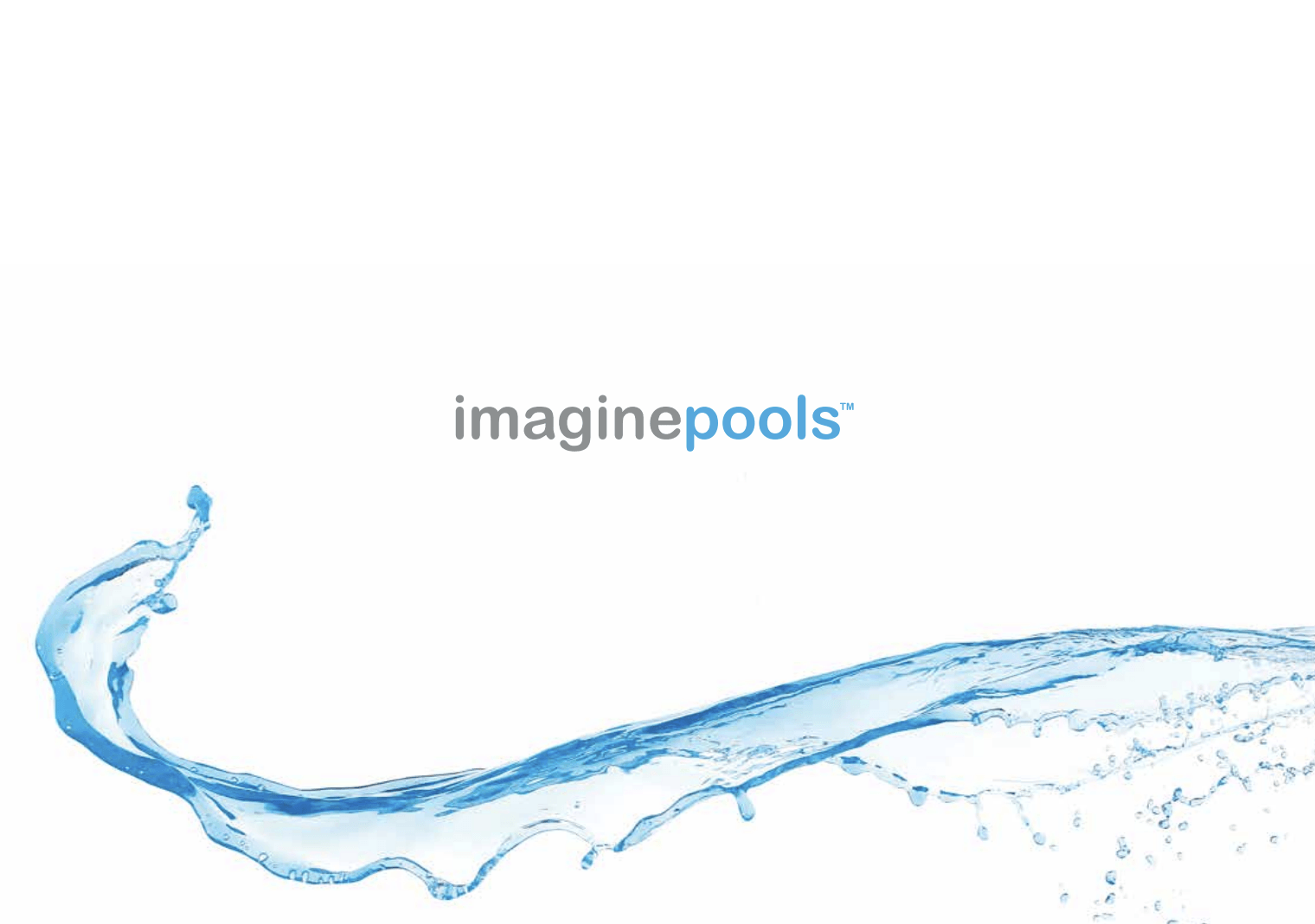 imagine pools product brochure cover