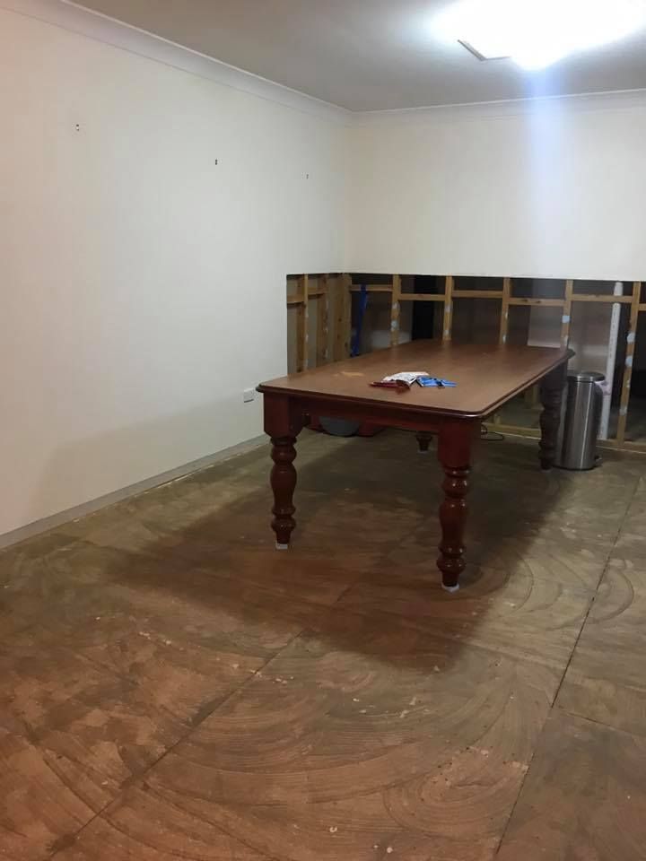 A Pool Table in the Middle of the Room — Restore All Qld in Kingaroy, QLD