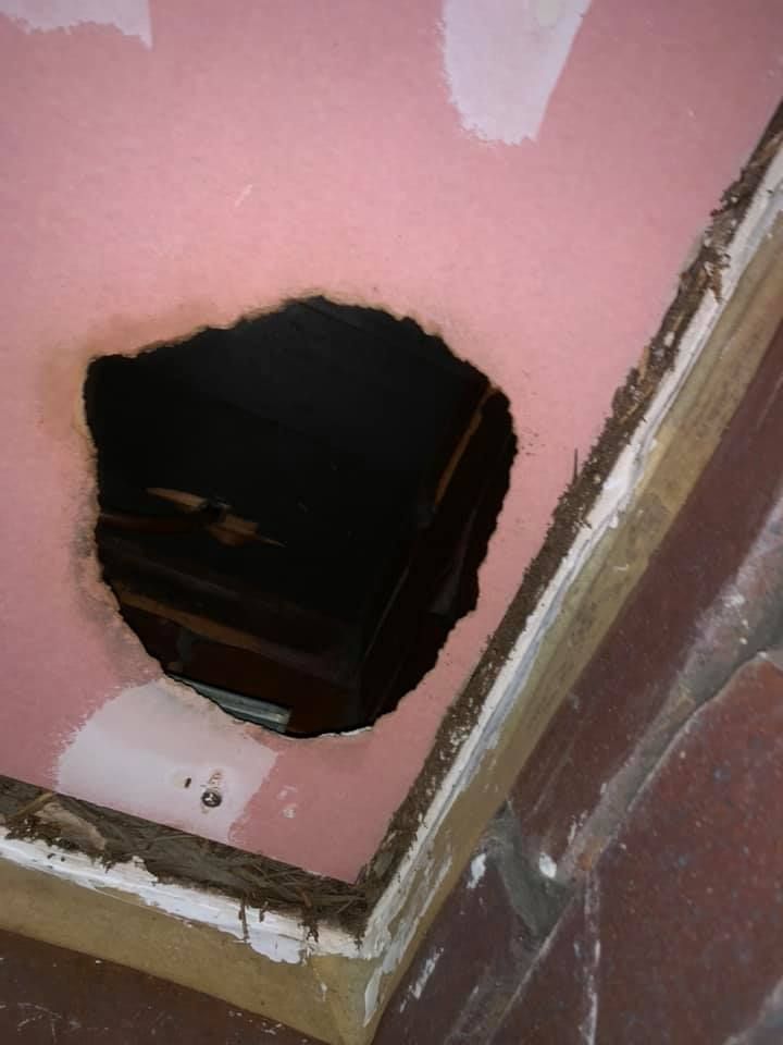 A Marked of Fire in the Hole on the Ceiling — Restore All Qld in Toowoomba, QLD