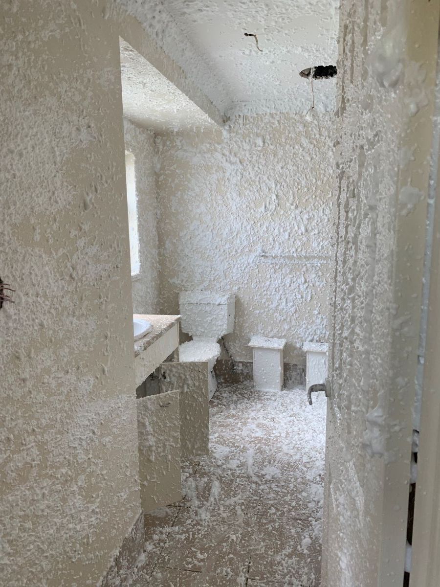 A Bathroom  is Being Cleaned — Restore All Qld in South Burnett, QLD