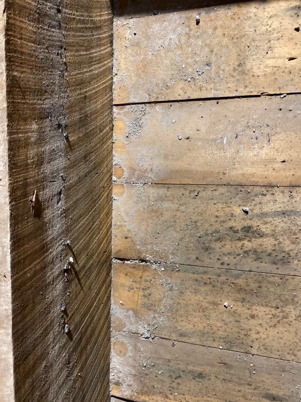 A Close Up of a Wooden Wall is Being Restored — Restore All Qld in Kingaroy, QLD