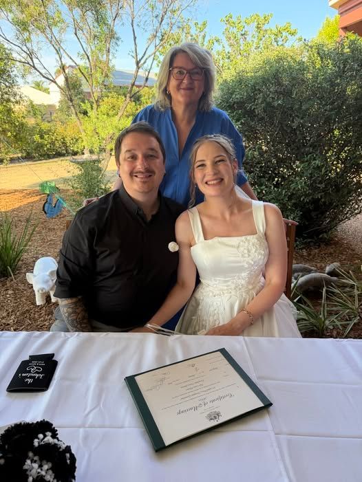 at home wedding with marriage celebrant