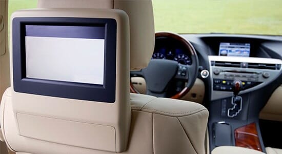 Monitor in the back of a car seat — Car Audio in Lemoyne, PA