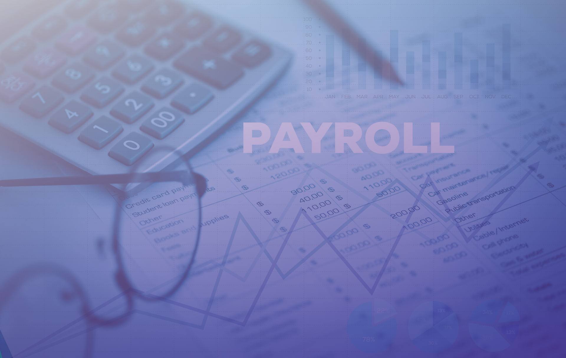 Small business payroll management with software and documents