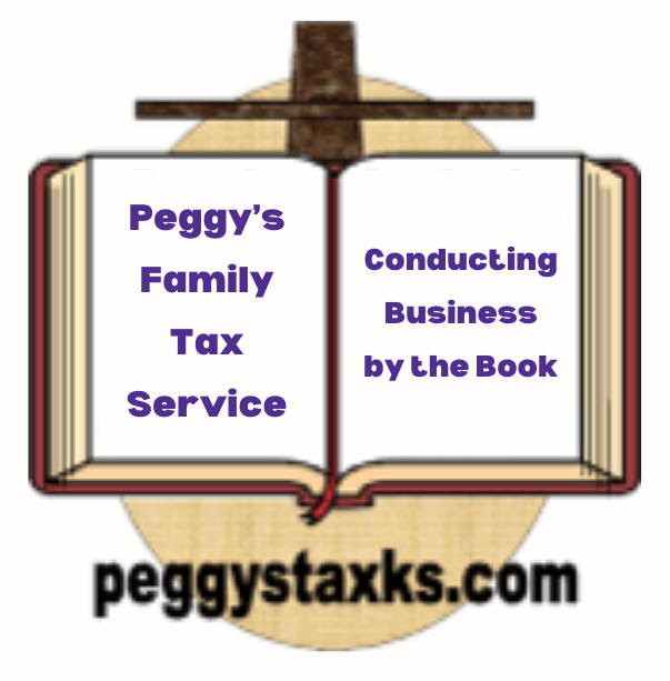 Logo for Peggy's Family Tax Service