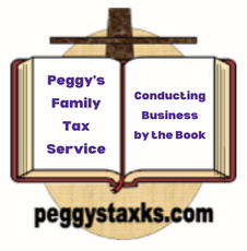 Logo for Peggy's Family Tax Service