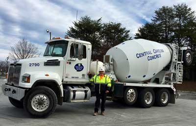 Mixed Concrete — Greensboro, NC — Central Carolina Concrete, LLC