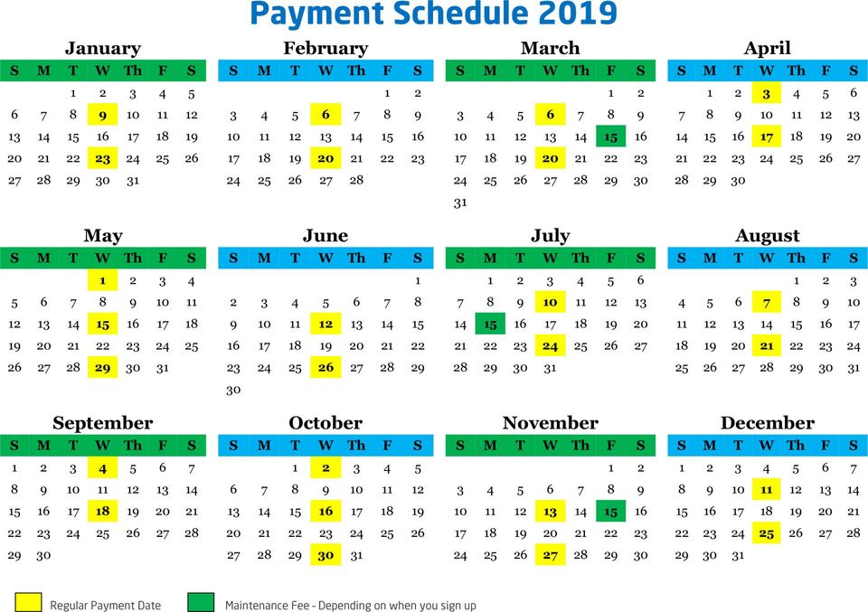 Payment Schedule | Motion Fitness Okotoks
