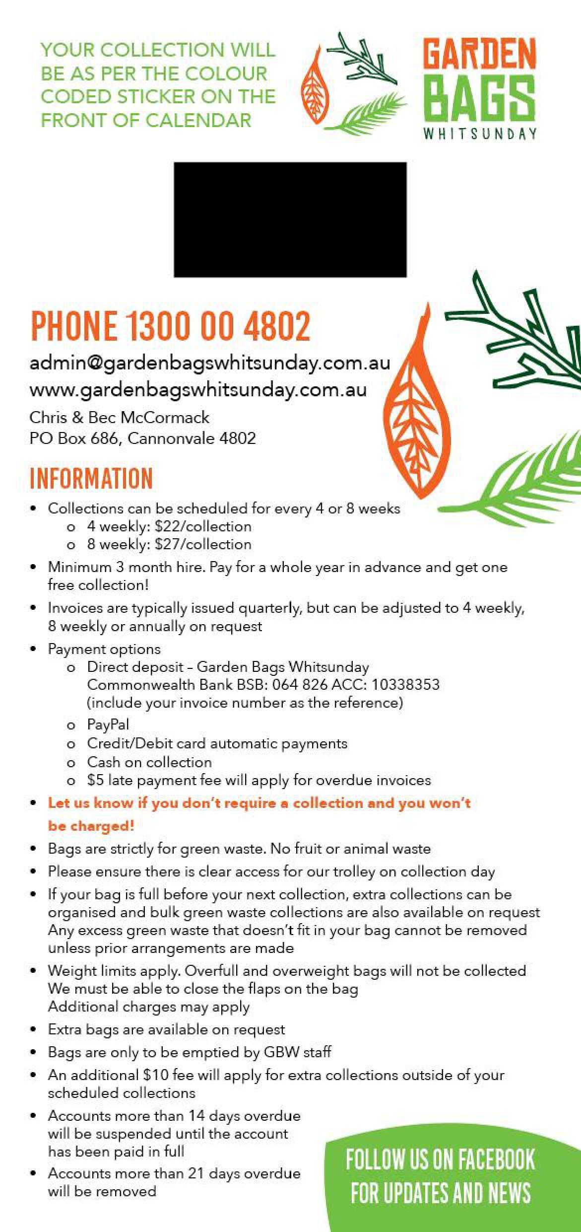 Conditions For Bag Hire 2025