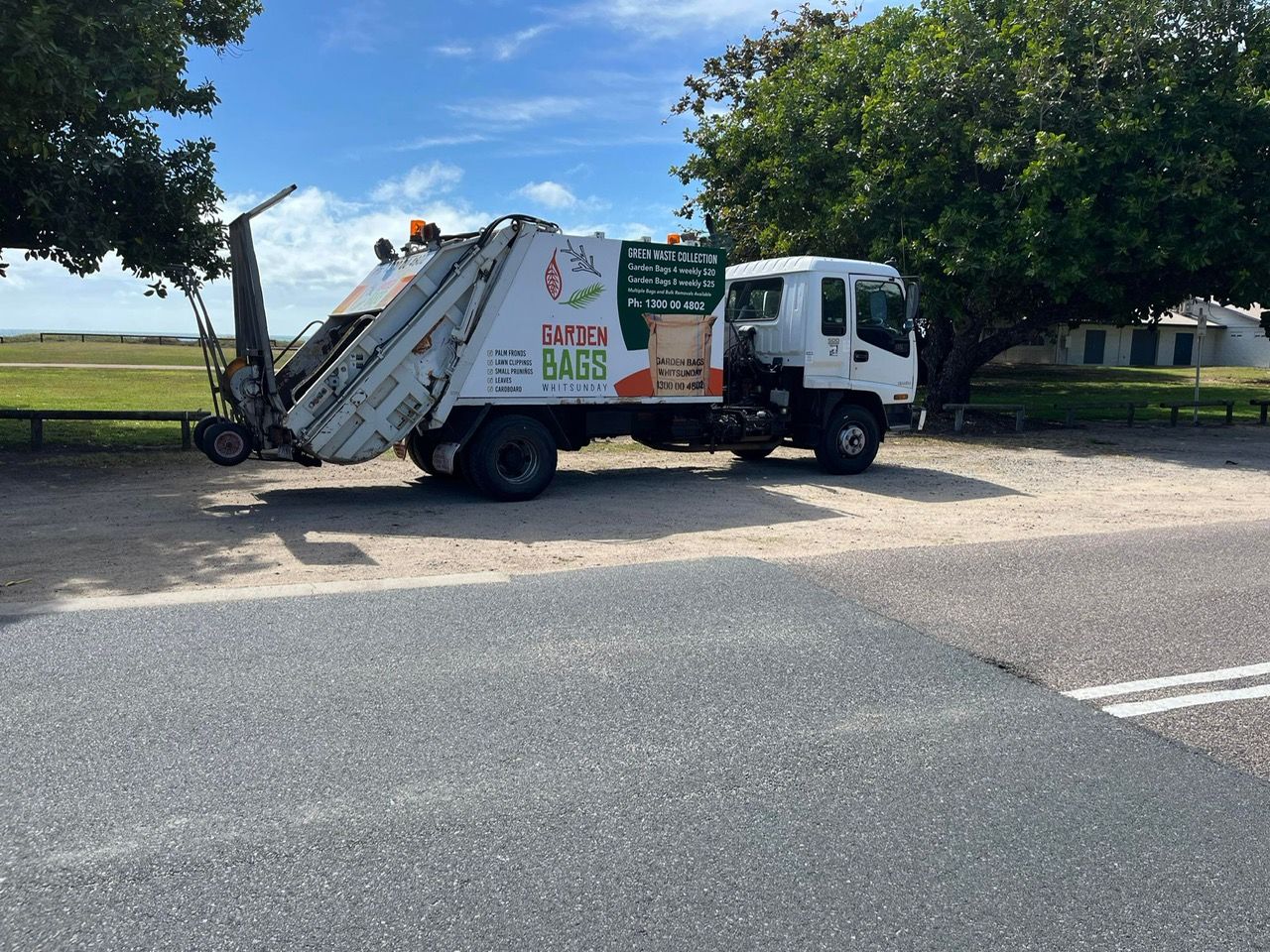 A White Rubbish Truck — Garden Bag in Kelsey Creek, QLD