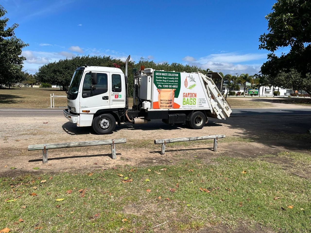 A Rubbish Truck — Garden Bag in Kelsey Creek, QLD