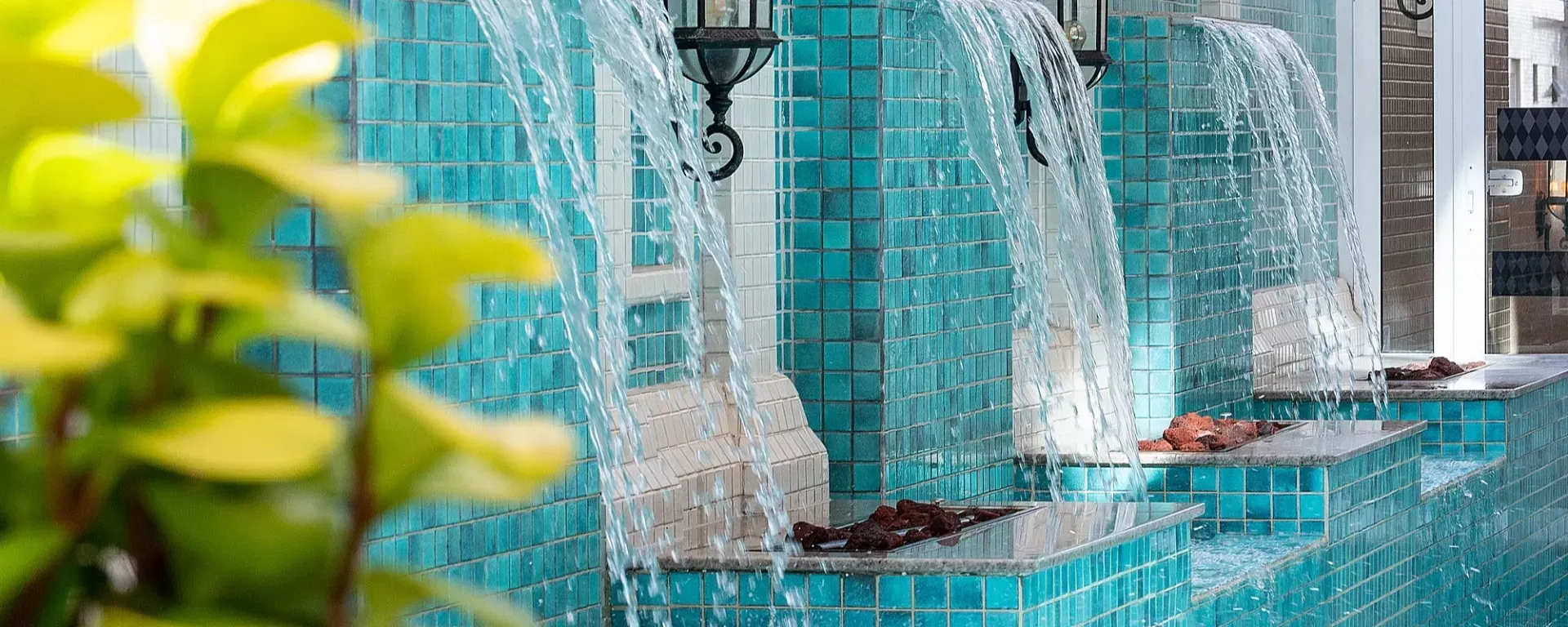 Aproveite piscinas aquecidas