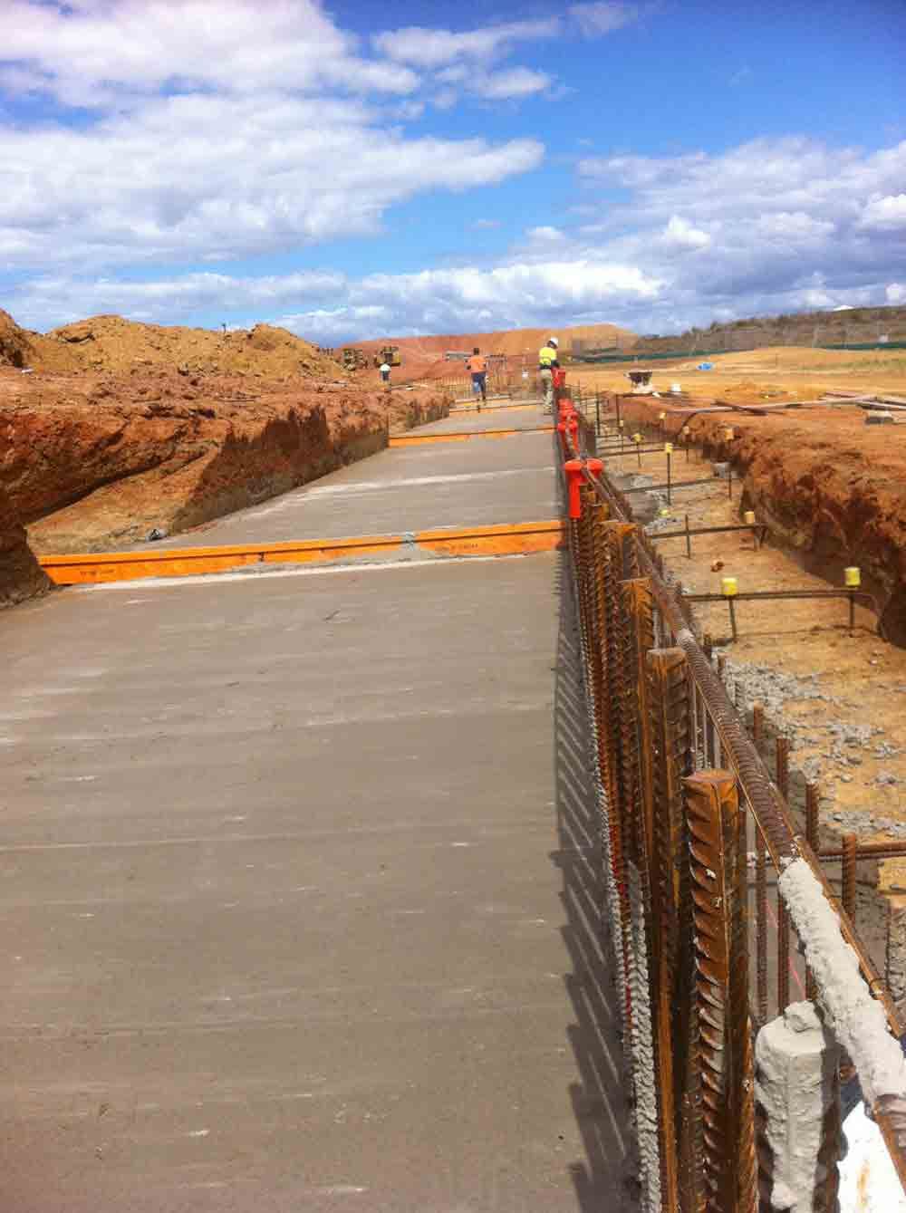Concrete Foundation Construction Site with Trenches — Wieland Concreting in Rockhampton, QLD