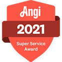 the logo for angie 's list 2019 super service award