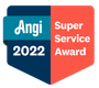 the logo for angie 's list 2019 super service award