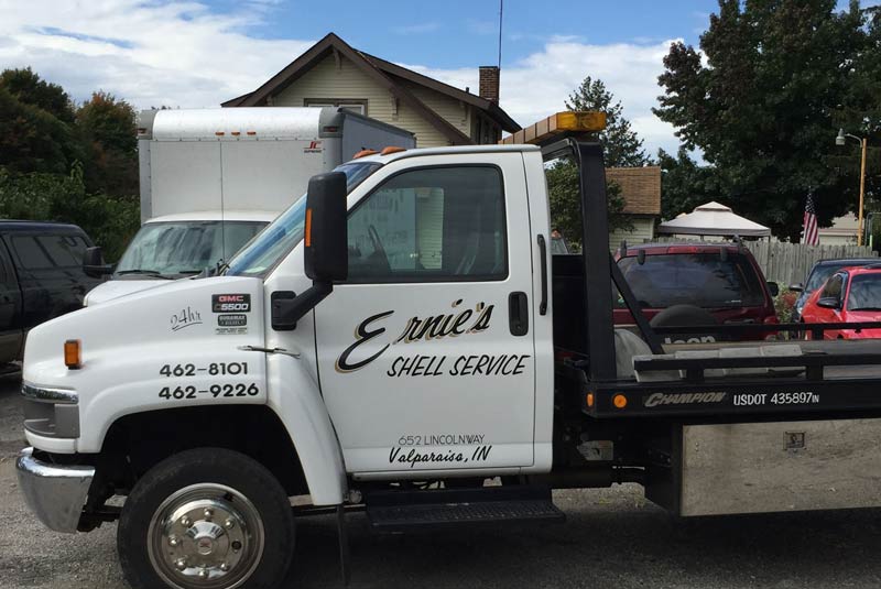 Ernie's Shell Service Towing Truck - towing in Valparaiso, IN