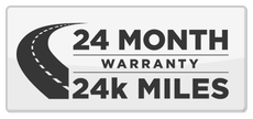 24-Month/24,000 Mile Warranty