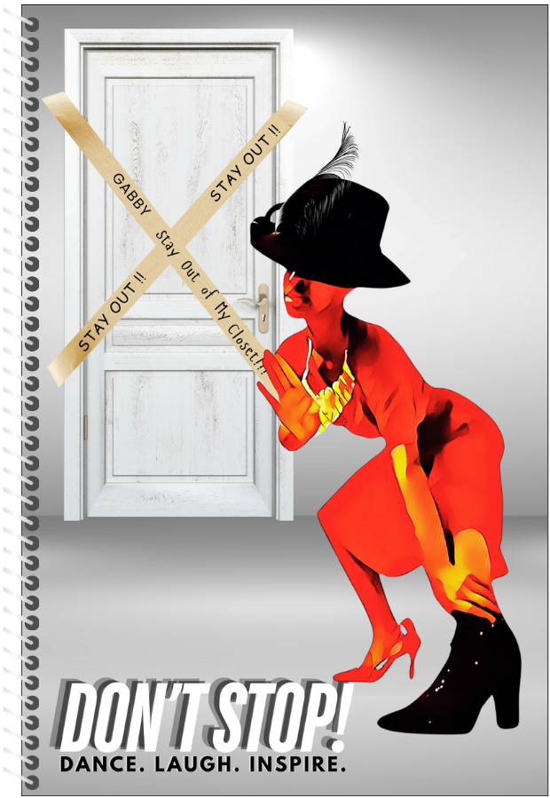 Artisan by NorwoodWorksIT Don't Stop Affirmation Journal Dance Laugh Inspire Red Dress