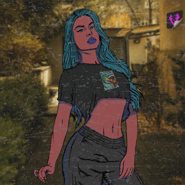 Cropped ilustração Tubarão