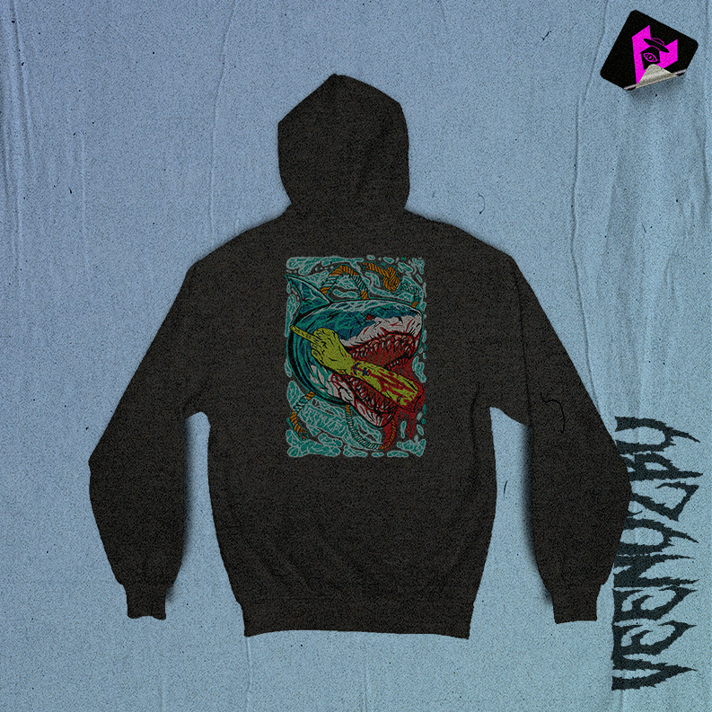 Moletom Shark preto