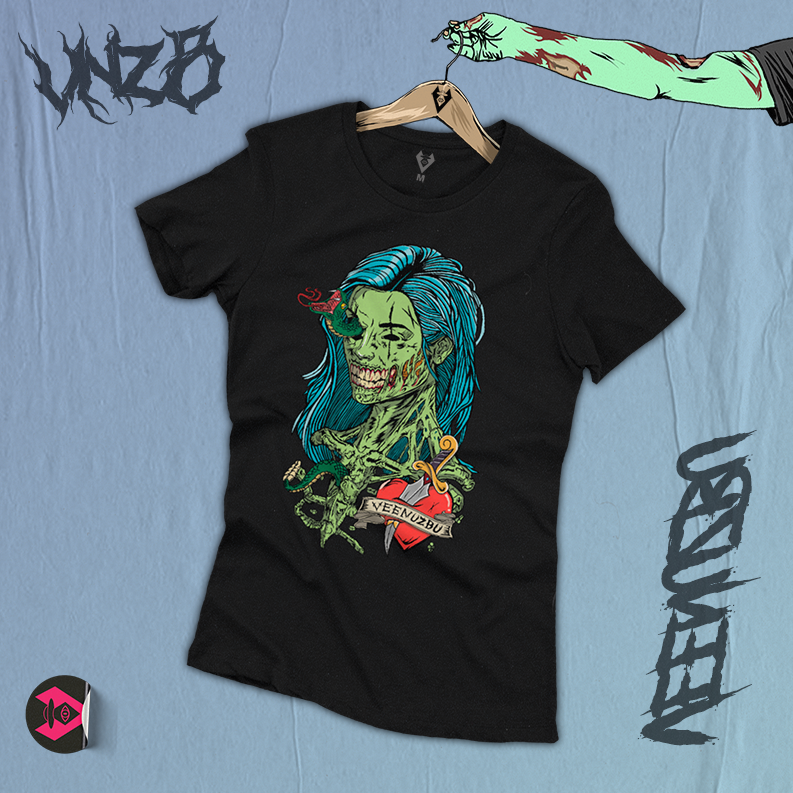 Baby Zumbi Preta Frente