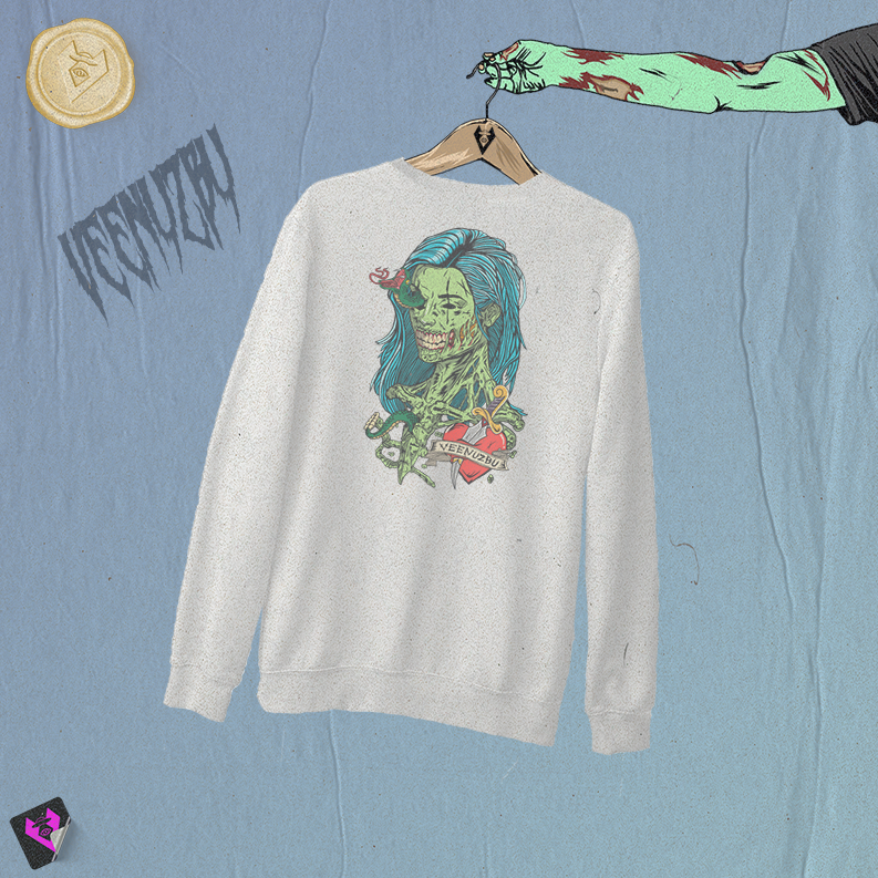Blusão Zumbi Branco  Costas Grande