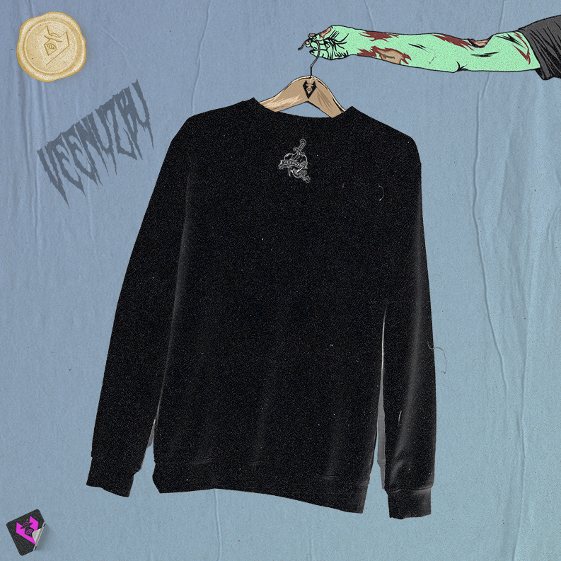 Blusão Zumbi Preto Costas