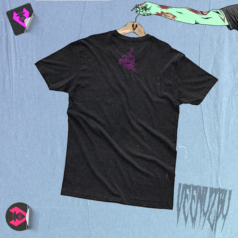 Camiseta Zumbi Preta Back