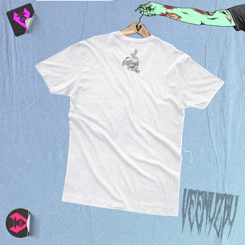 Camiseta Zumbi Branca Back