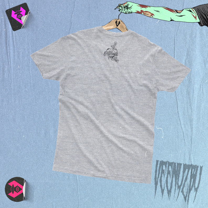 Camiseta Cinza Zumbi