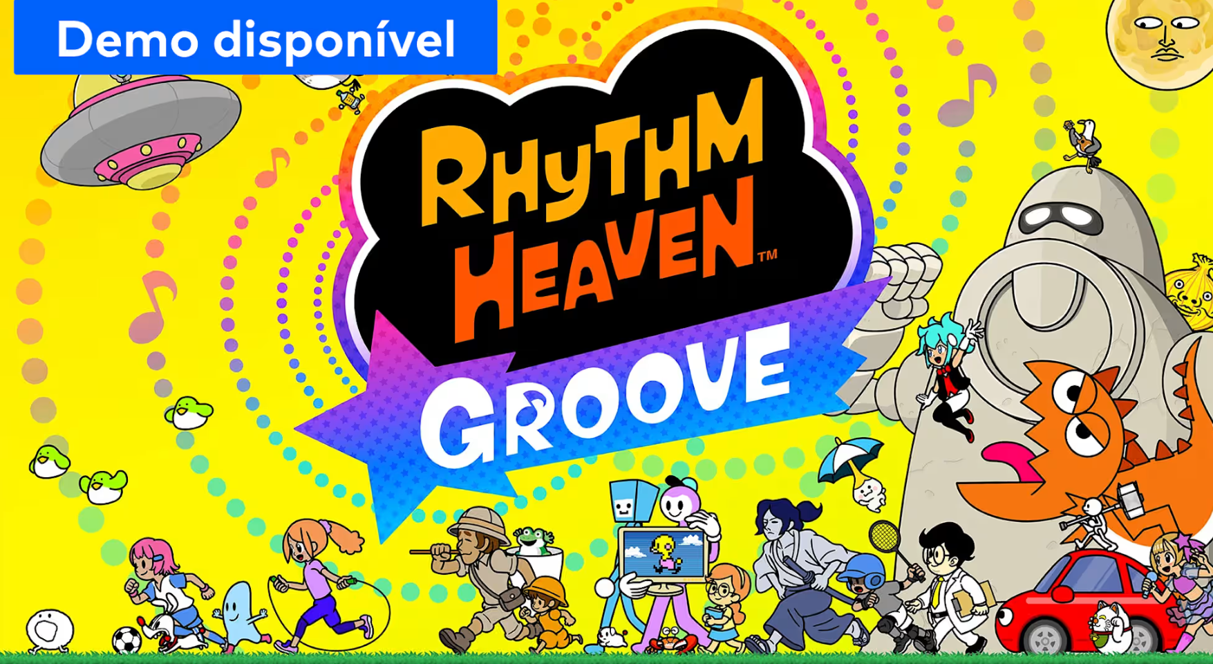 Rhythm Heaven Groove, 80+ Minijogos Musicais Chegam ao Nintendo Switch em 2026