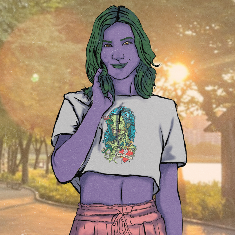 Cropped Zumbi Feminino