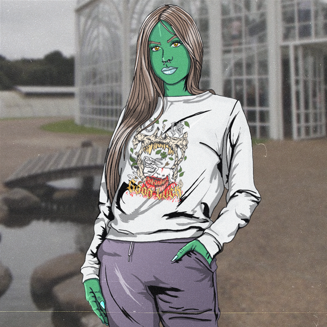 Blusão Sorte Branca modelo 1
