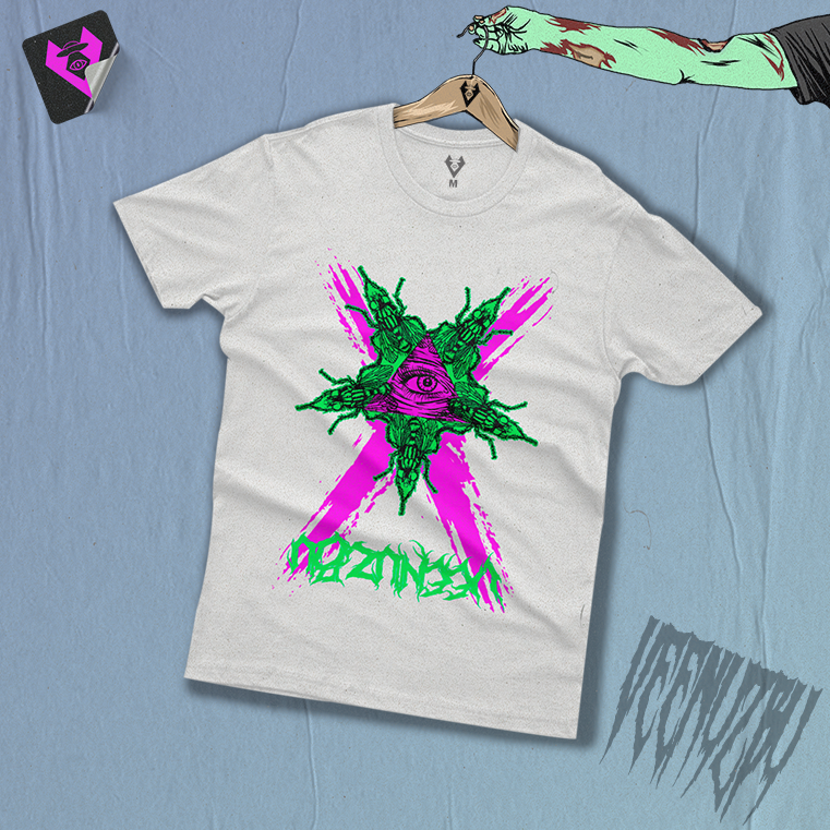Camiseta Branca Mosca